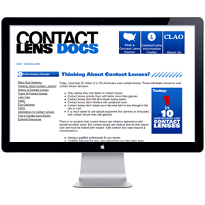 click here to view the Contact Lens Docs website.